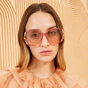 NIB Ulla Johnson Callista Sunglasses in Rose